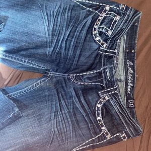 LA boot cut jeans size 33/34 fit like a 10(11)